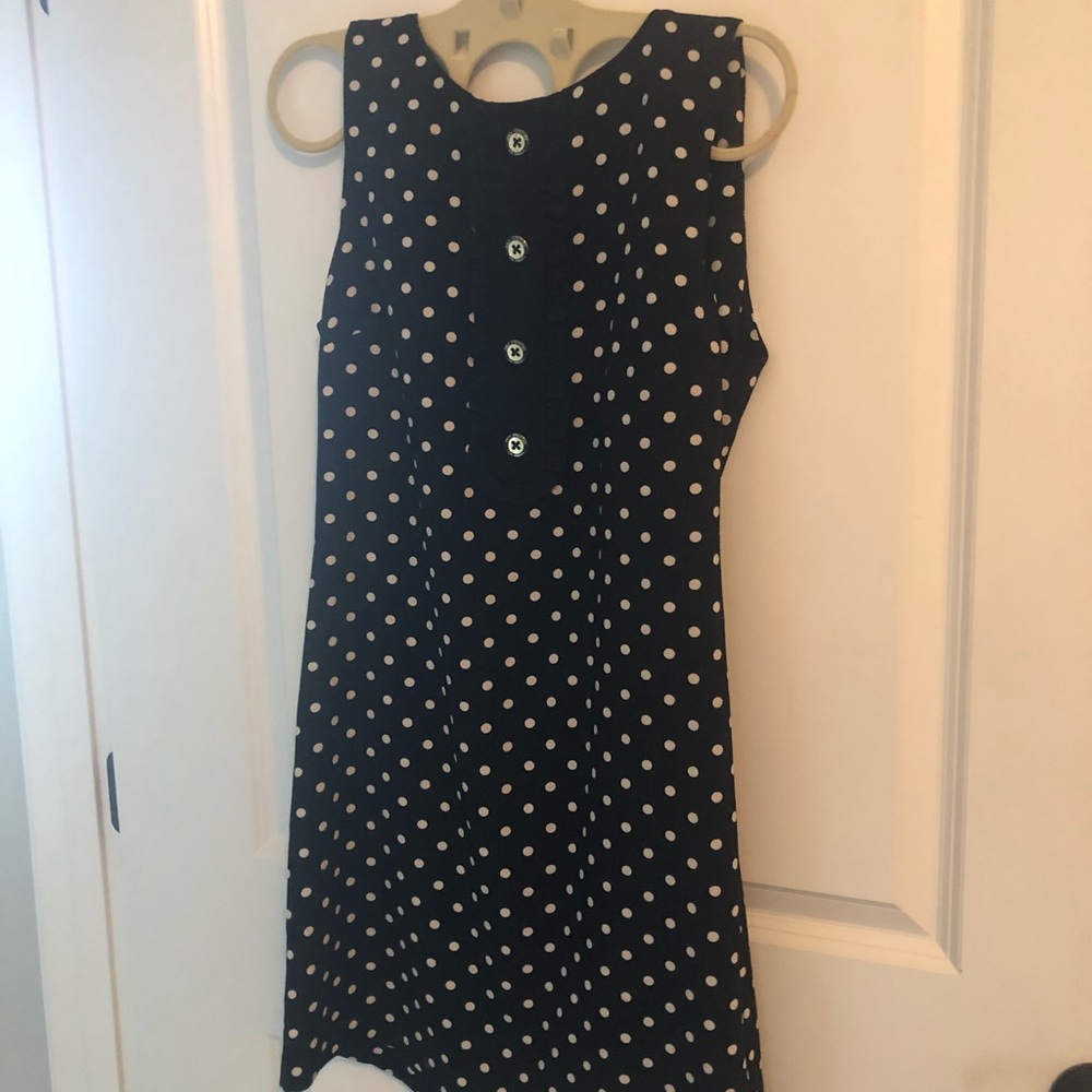 Juicy couture polka shift dress